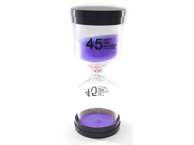 Часы песочные None на 45 минут 13х5.5х5.5 см Фиолетовый песок (DN32238A)