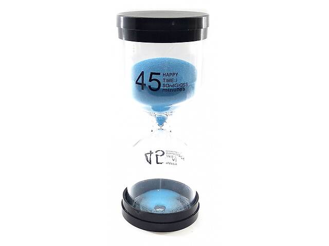 Часы песочные None на 45 минут 13х5.5х5.5 см Синий песок(DN32238B)