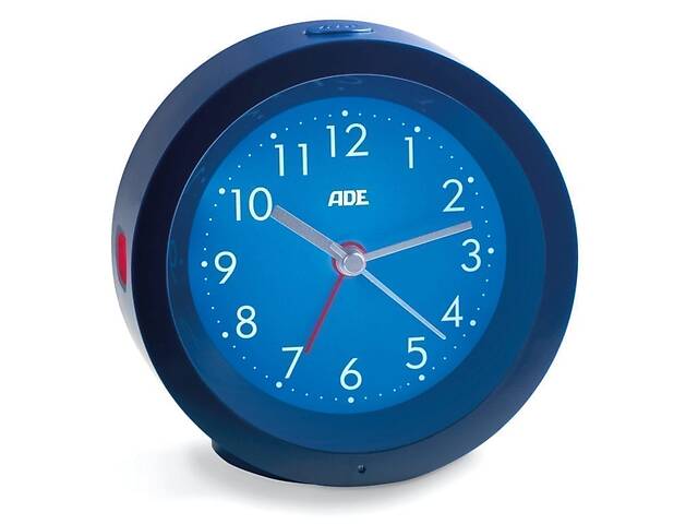 Часы с датчиком ночного освещения синий ADE