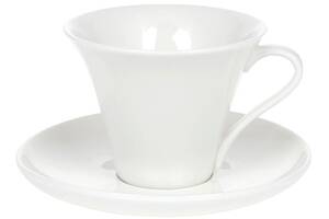 Чайно-кофейный набор 'White City Минимал' 4 чашки 260мл и 4 блюдца