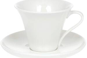 Чайно-кофейный набор 'White City Минимал' 4 чашки 260мл и 4 блюдца