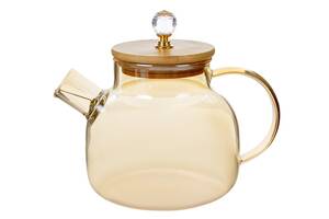 Чайник для заварки стекло Lefard Sichao 1 л Желтый AL120272