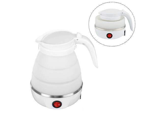 Чайник электрический маленький Folding Electric Kettle YS-2008 600 мл, Белый складной электрочайник (ST)