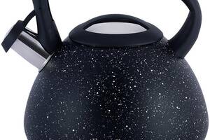 Чайник Kamille Whistling Kettle Marble 2.7л из нержавеющей стали со свистком