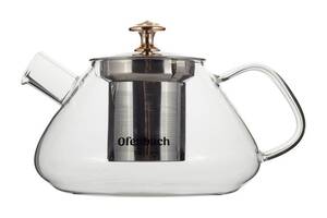 Чайник стеклянный заварочный Ofenbach 450мл со съемным ситечком (0616s)