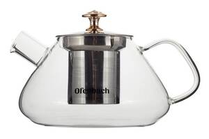 Чайник стеклянный заварочный Ofenbach 450мл со съемным ситечком (0616s)