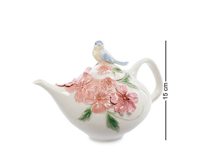 Чайник заварочный Pavone Голубая птица счастья 15 см 1106089 Купи уже сегодня!