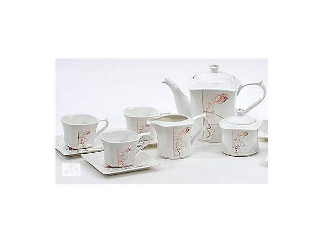 Чайный сервиз Spoleto-19 15 предметов на 6 персон, фарфор, 220мл