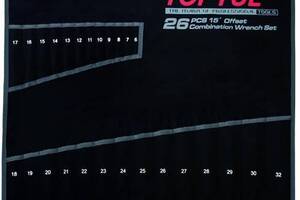 Чехол для гаечных ключей на 26ед TOPTUL PA26063201