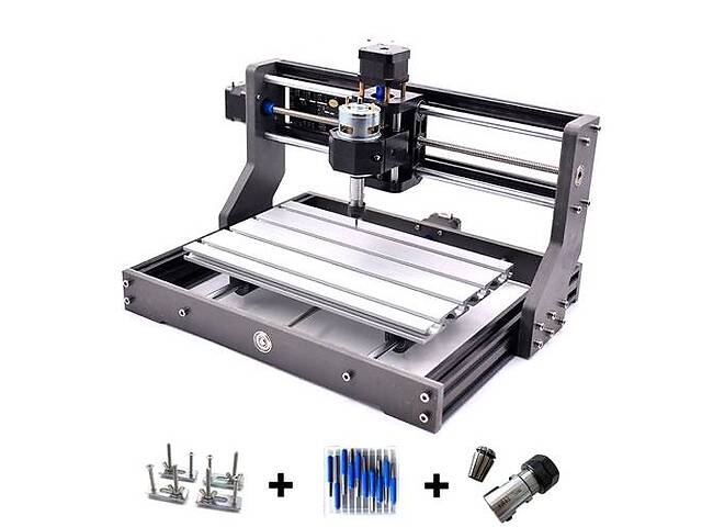 ЧПУ верстат фрезерний BTB CNC 3018 CNC3018 GRBL DIY + патрон ER11 цанга фрези