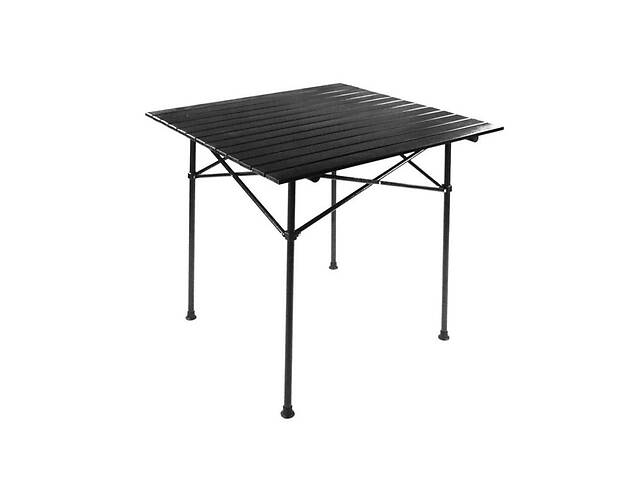 Cкладной портативный стол Lesko S5433 82*80 см Черный