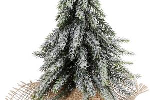 Декоративная елка 'Ледяная' 12х12х20см, в мешочке