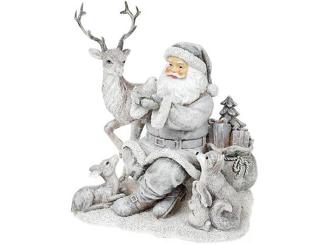 Декоративная статуэтка 'Санта с друзьями' 19.5см