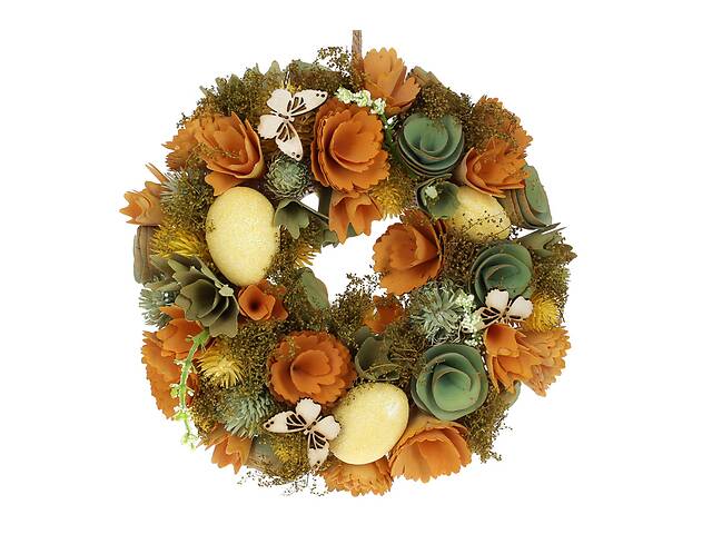 Декоративный пасхальный венок LI100236 BonaDi 24см