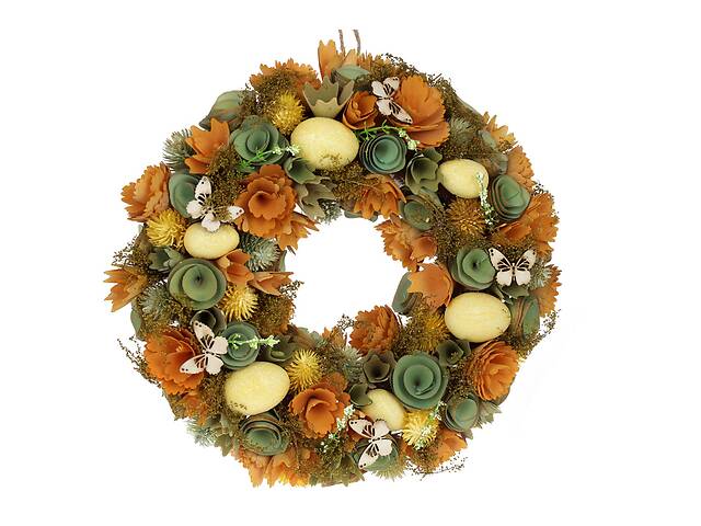 Декоративный пасхальный венок LI100237 BonaDi 33см