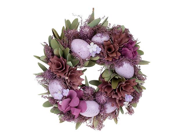 Декоративный пасхальный венок LI100245 BonaDi 24см