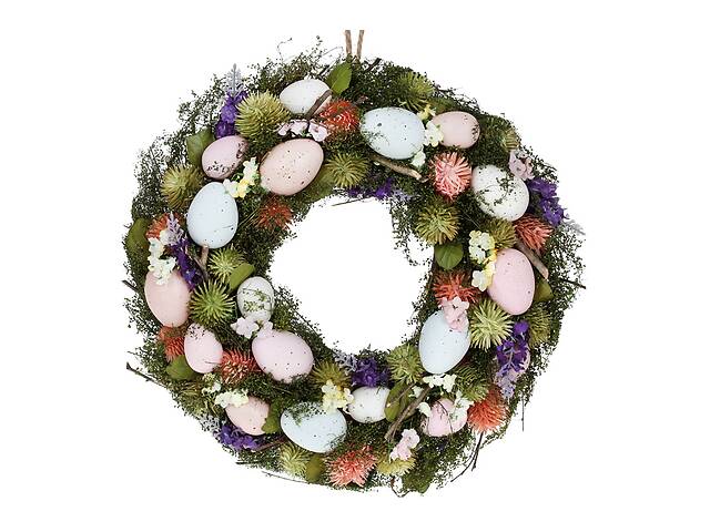 Декоративный пасхальный венок LI100264 BonaDi 35см