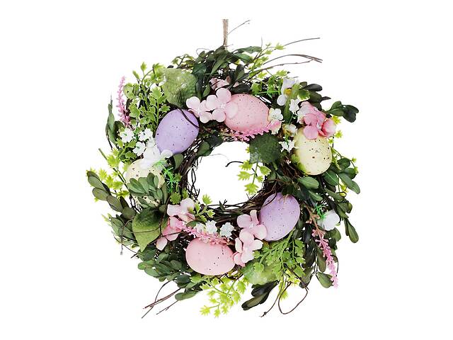 Декоративный пасхальный венок LI100311 BonaDi 25см