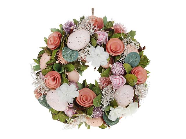 Декоративный пасхальный венок LI100313 BonaDi 24см