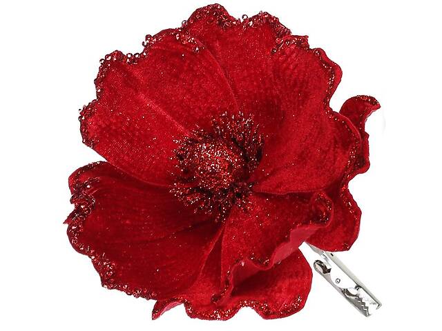 Декоративный цветок BonaDi Магнолия 17 см Красный (807-007)