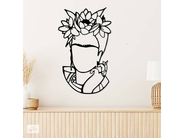 Деревянная картина Moku 'Frida' 80x63 см