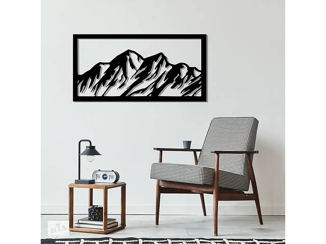 Деревянная картина Moku 'Hill' 80x40 см