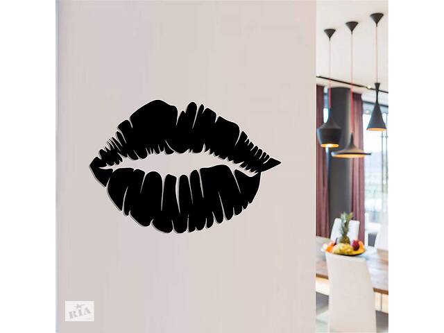 Деревянная картина Moku 'Kiss' 90x63 см.