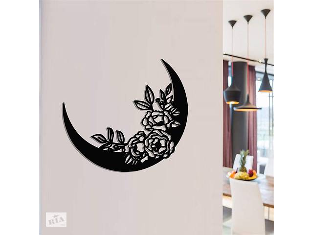 Деревянная картина Moku 'Luna' 70x63 см