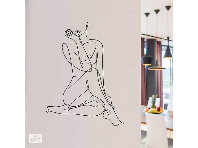 Деревянная картина Moku 'Naked' 80x60 см