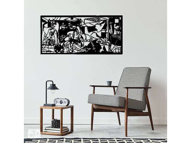 Деревянная картина Moku 'Picasso' 70x33 см