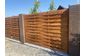 Деревянный забор 'Плетённый горизонтальный' 3000*2000 мм