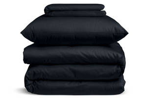 Детское постельное белье сатин в кроватку BLACK Cosas черный 110х140 см