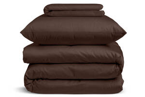 Детское постельное белье сатин в кроватку BROWN Cosas Шоколад 110х140 см