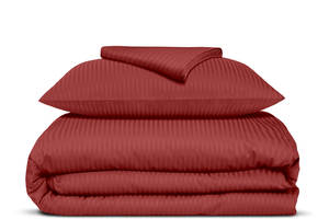 Детское постельное белье сатин в кроватку BURGUNDY Cosas Красный 110х140 см