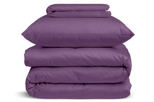 Детское постельное белье сатин в кроватку INK Cosas Фиолетовый 110х140 см