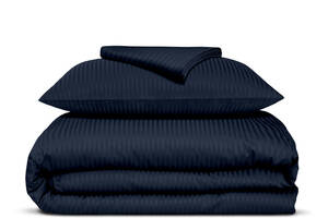 Детское постельное белье сатин в кроватку NAVY Cosas Синий 110х140 см