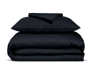 Детское постельное белье сатин в кроватку ONYX Cosas черный 110х140 см
