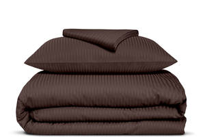 Детское постельное белье сатин в кроватку WALNUT Cosas Шоколад 110х140 см