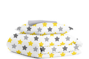 Детское постельное белье в кроватку COOKIES CS1 Cosas желтый 110х140 см