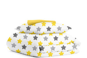 Детское постельное белье в кроватку COOKIES CS2 Cosas желтый 110х140 см