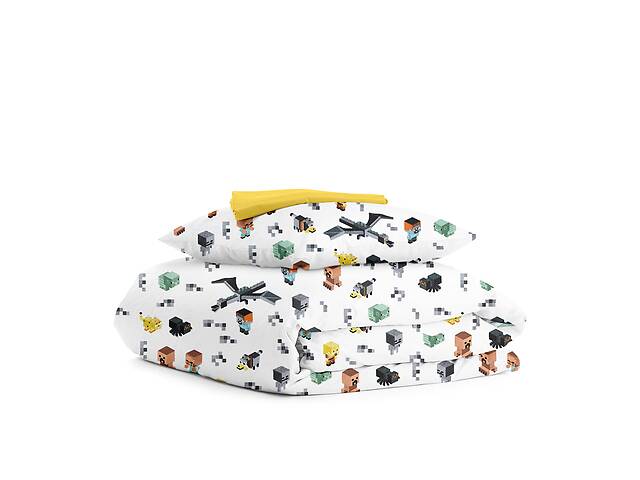 Детское постельное белье в кроватку MINECRAFT CS6 Cosas серый 110х140 см