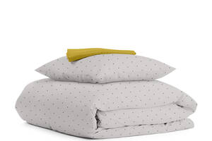 Детское постельное белье в кроватку MINI DOTS CS1 Cosas серый 110х140 см