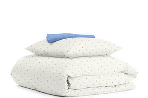 Детское постельное белье в кроватку MINI DOTS CS12 Cosas Белый 110х140 см