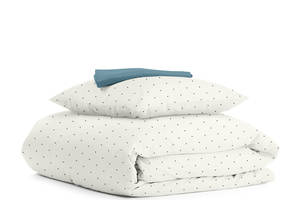 Детское постельное белье в кроватку MINI DOTS CS13 Cosas Белый 110х140 см