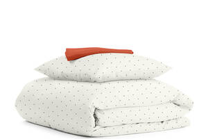 Детское постельное белье в кроватку MINI DOTS CS14 Cosas Белый 110х140 см