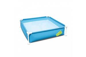 Детский бассейн каркасный с ремкомплектом Bestway BW 56217 Синий