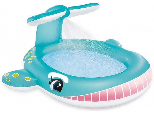 Детский надувной бассейн с душем Intex Кит 57440 200 л Голубой