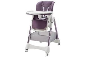 Детский стульчик Bestbaby BS-806 Purple для кормления складной