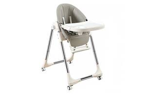 Детский стульчик для кормления складной Bestbaby BS-329 Dark-gray для детей