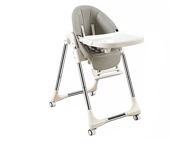 Детский стульчик для кормления складной Bestbaby BS-329 Серый (6719-69448)